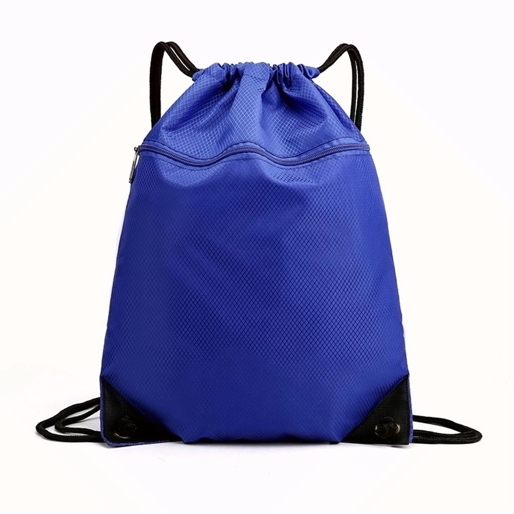Drawstring Bag With A Front Zipper Pocket 3