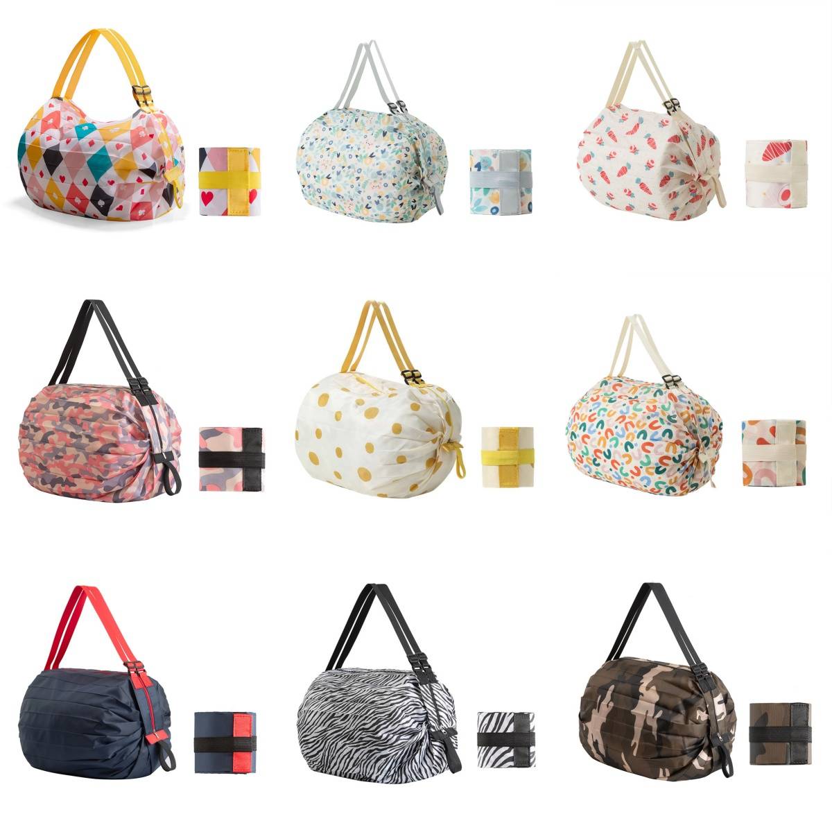 Reusable Shopping Bag Foldable Grocery Storage Tote 2