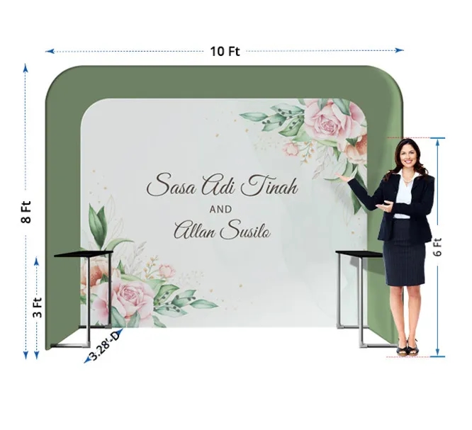 Square Arch Fabric Display (10Ft x 8Ft) 3