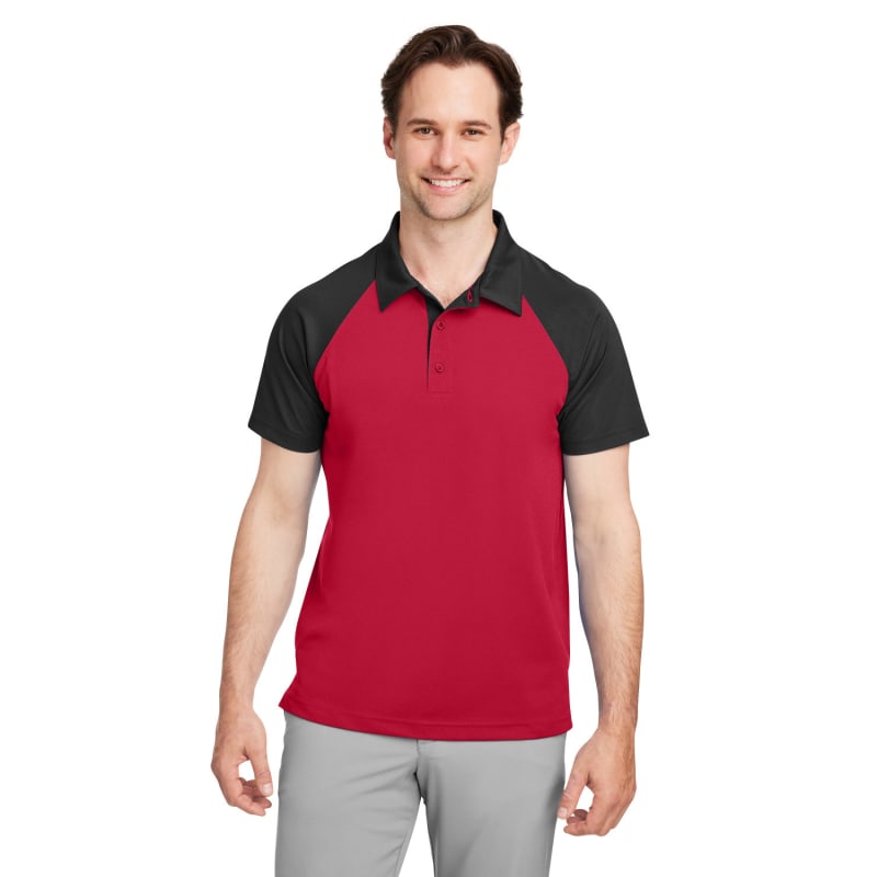 Team 365 Men's Command Snag-Protection Colorblock Polo 1