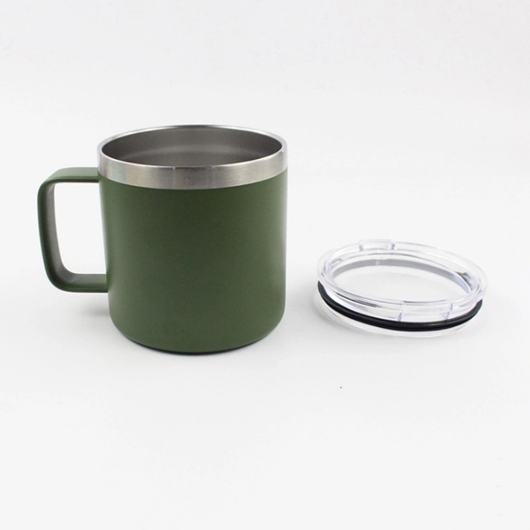 14 oz Stainless Steel Cup with Handle 17