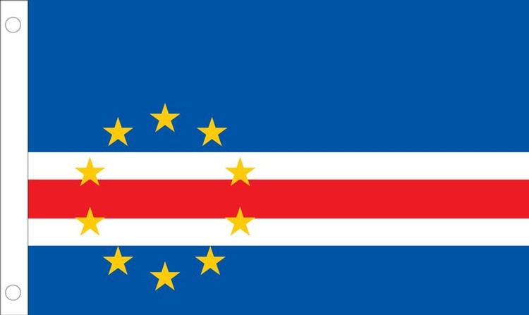 Cape Verde Flag - 3' x 5' - Nylon 2