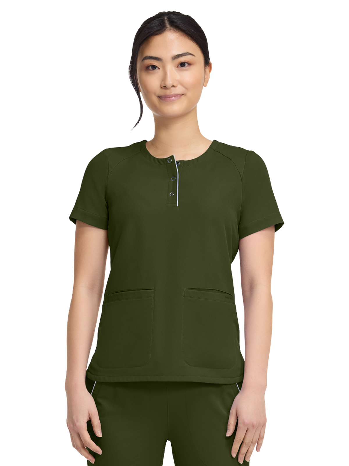 Healing Hands - 360 - Women's 3-Pocket Crew Neck Top 7