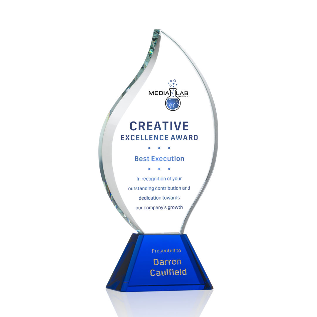 Norina Flame VividPrint™ Award - Blue 3