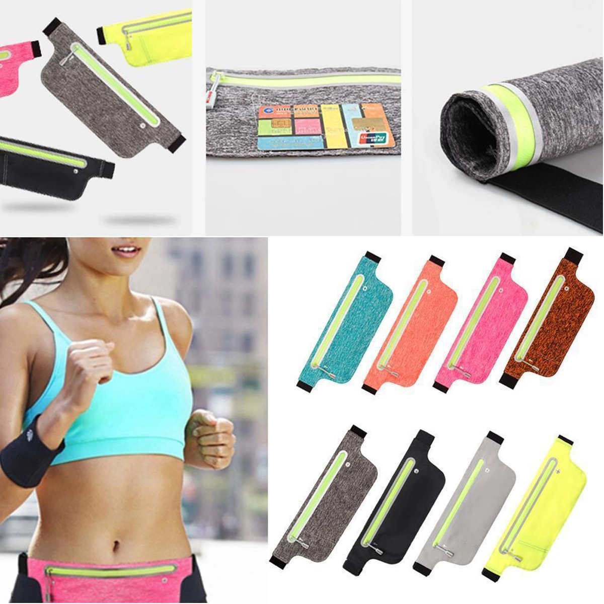 Waterproof Ultra-thin Waist Belt Bag 1