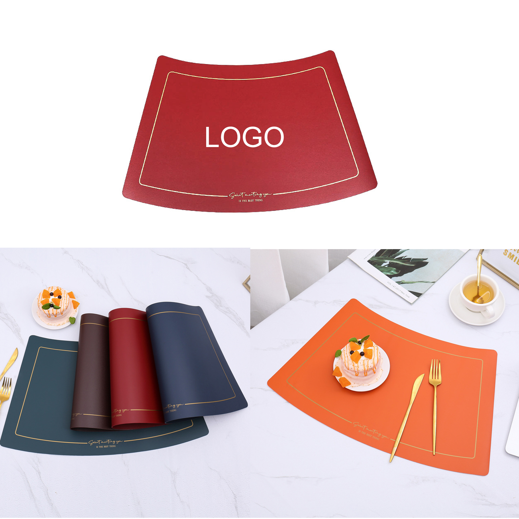 Sector Leather Placemat 2