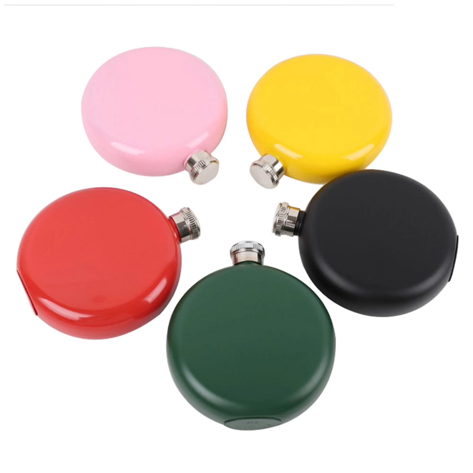 5oz Round Booze Shot Flask 1