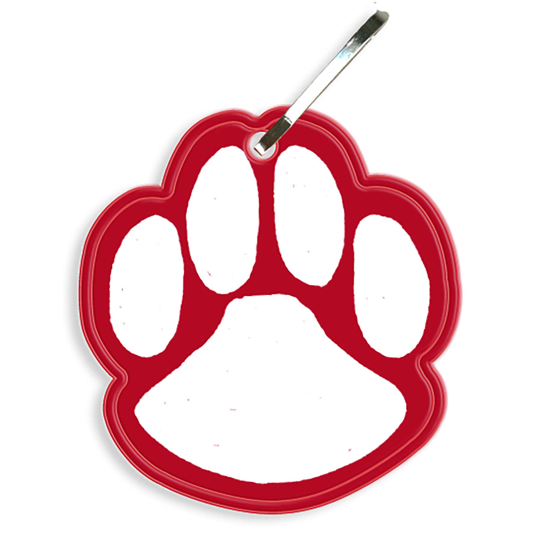 Paw Print Reflective Zipper Pull 29