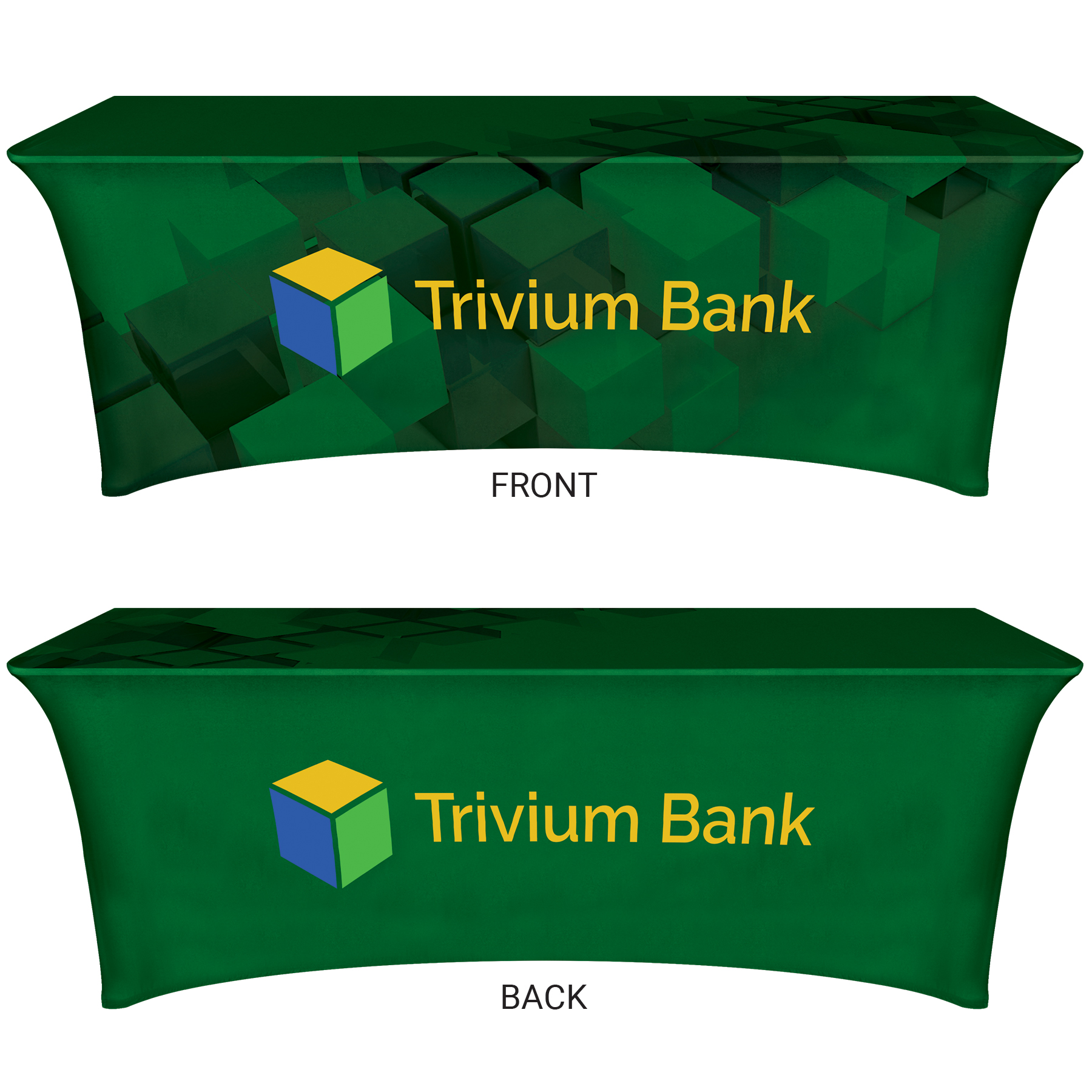 8' Table Cover Half Wall Kit 5