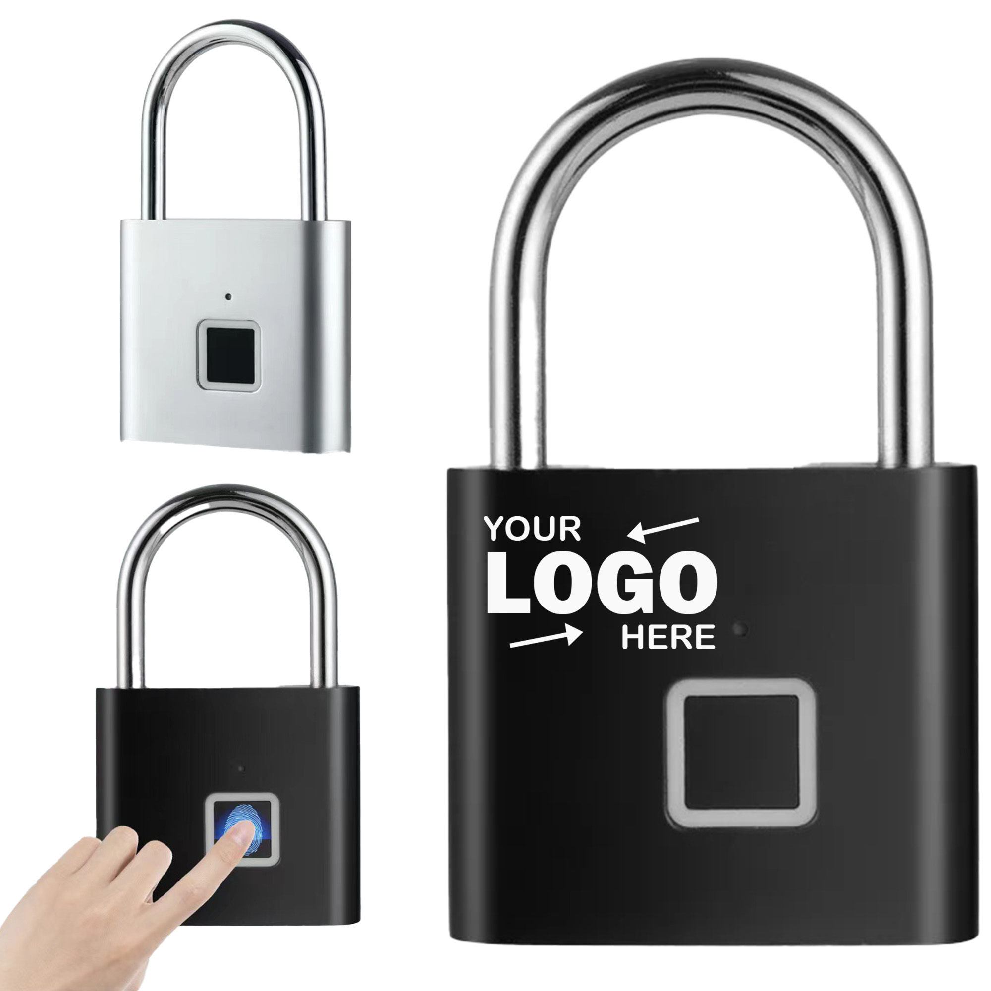 Customizable Fingerprint Recognition Smart Security Padlock 2