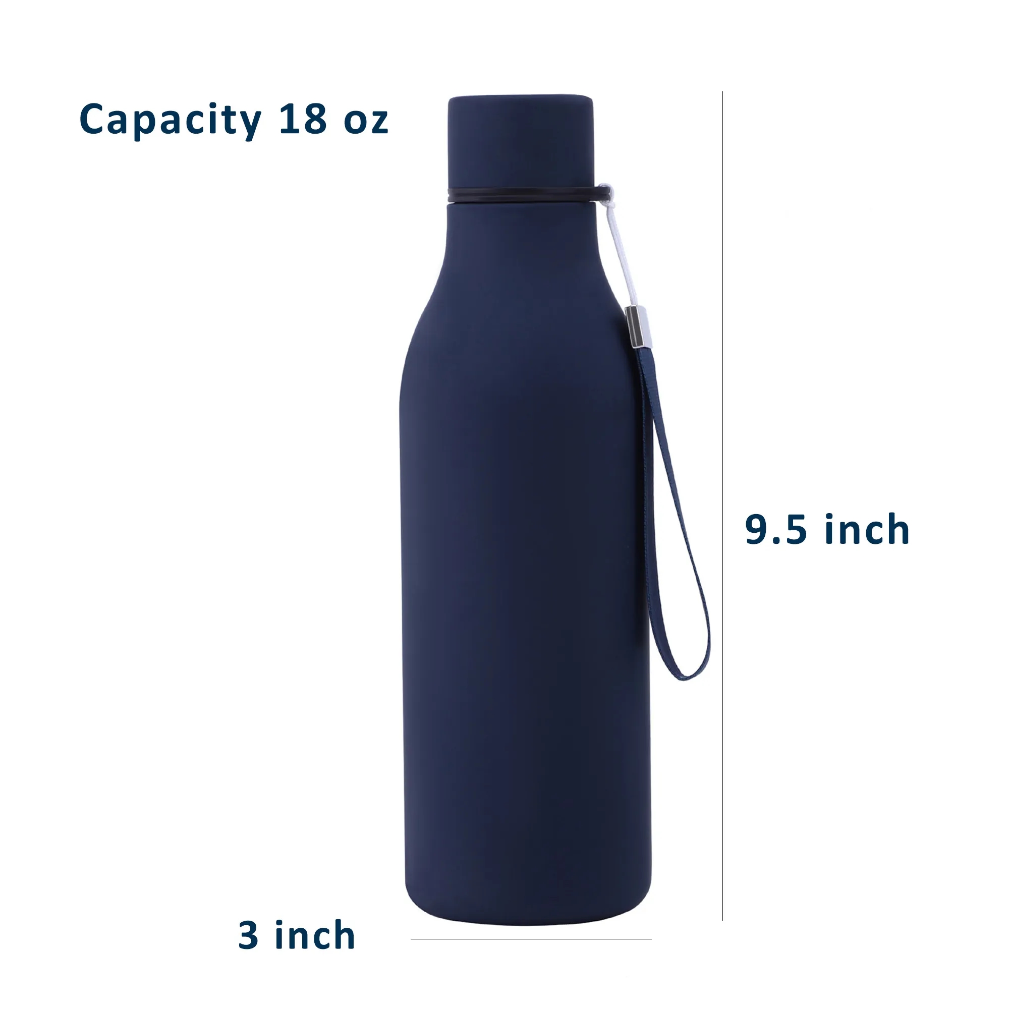 18 oz Stainless Steel Water Bottle, custom water bottle with logo imprint 4