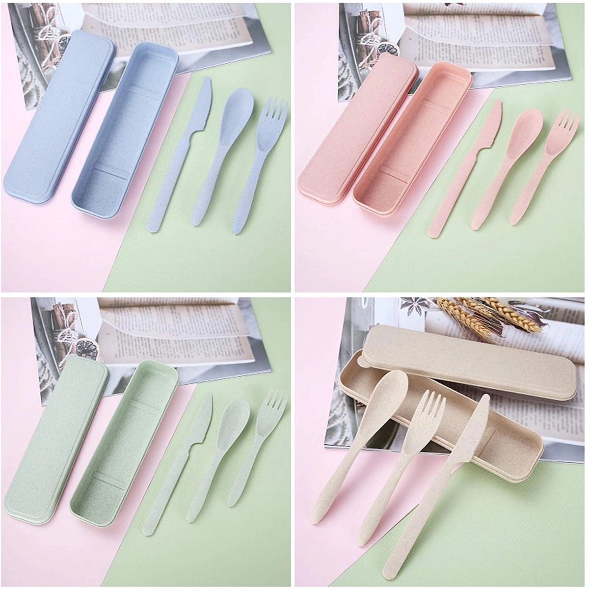 Wheat Straw Cutlery Set 1