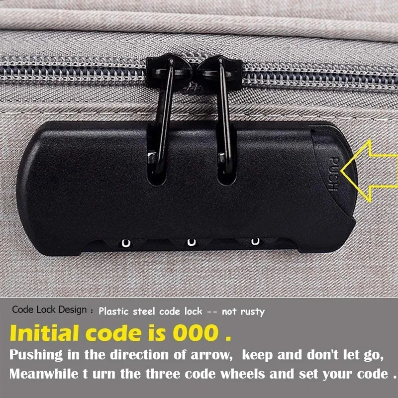 Travel Documents Storage Bag with Lock 4
