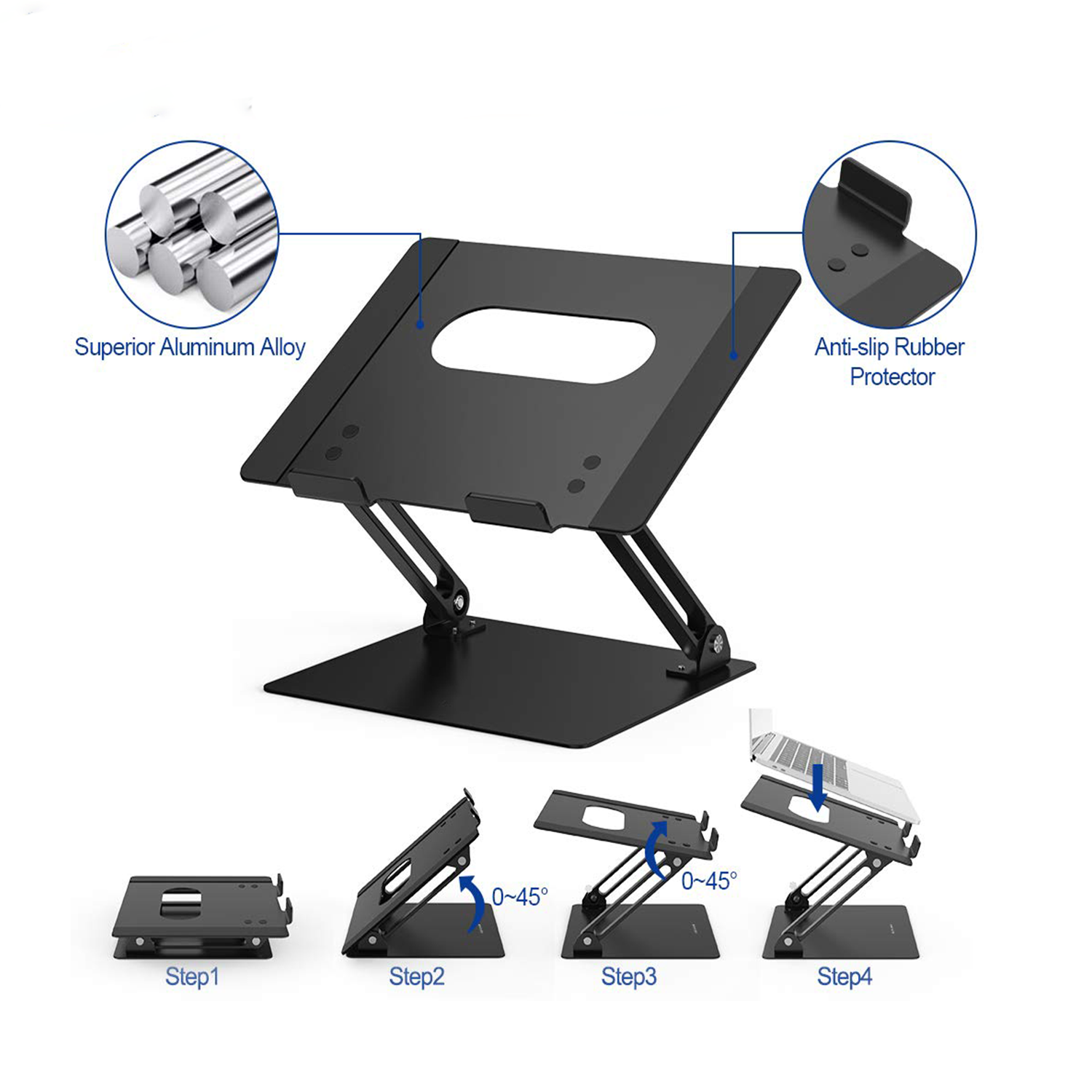 Ergonomic Adjustable Notebook Stand 3