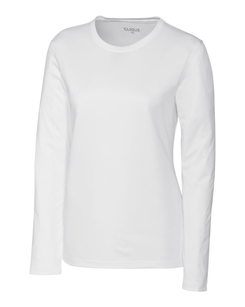 Clique Spin Solution-dyed Performance Jersey Womens Long Sleeve Tee 19