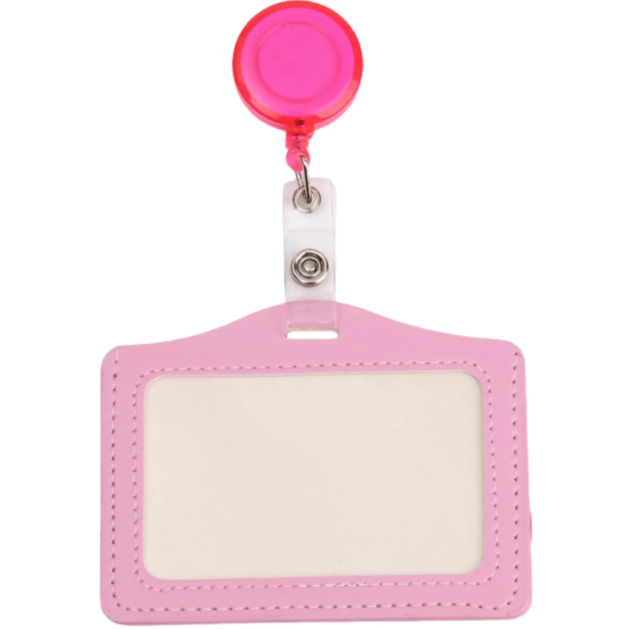 Business ID Card Badge Holder with Retractable Clip 7