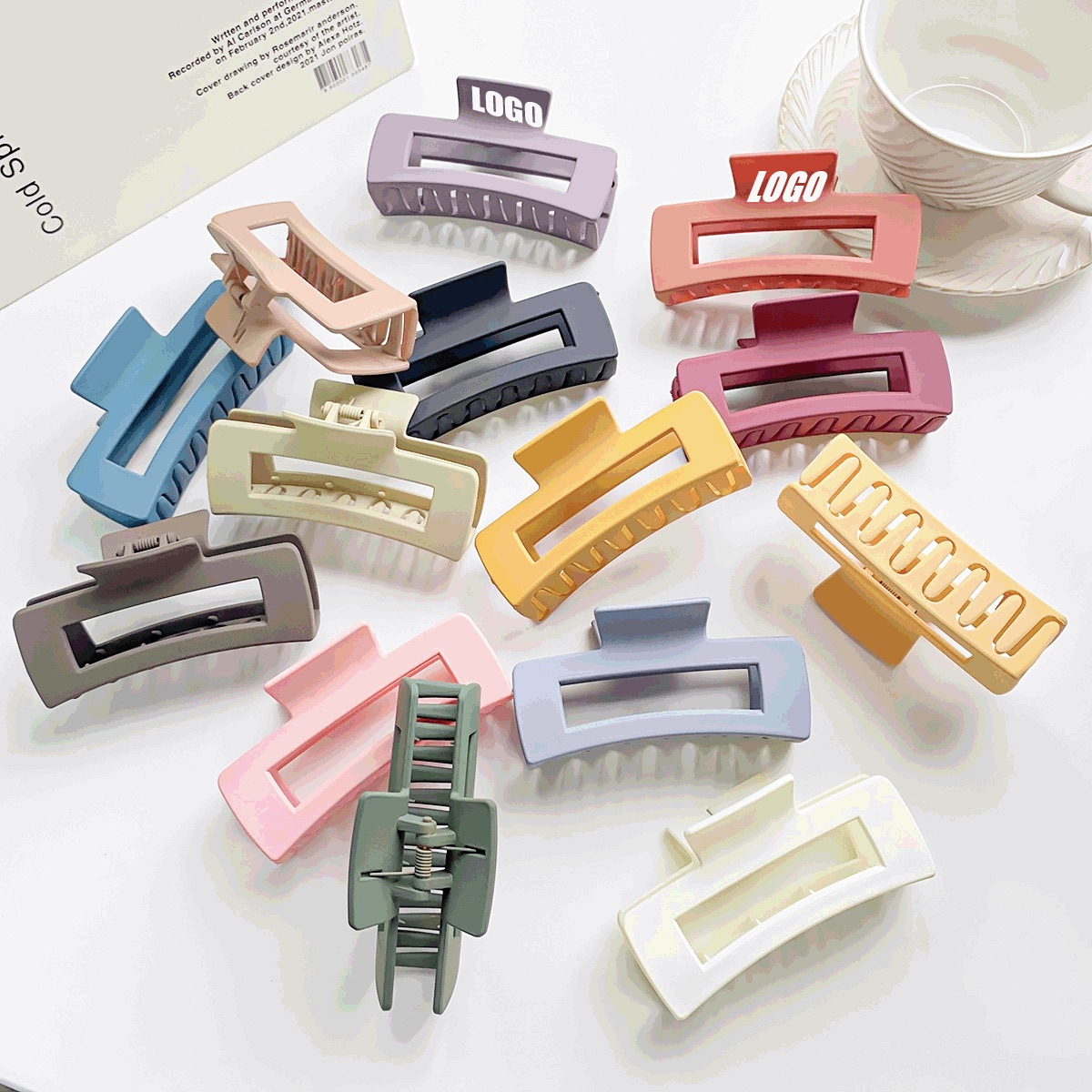 Rectangle Hair Clip 2