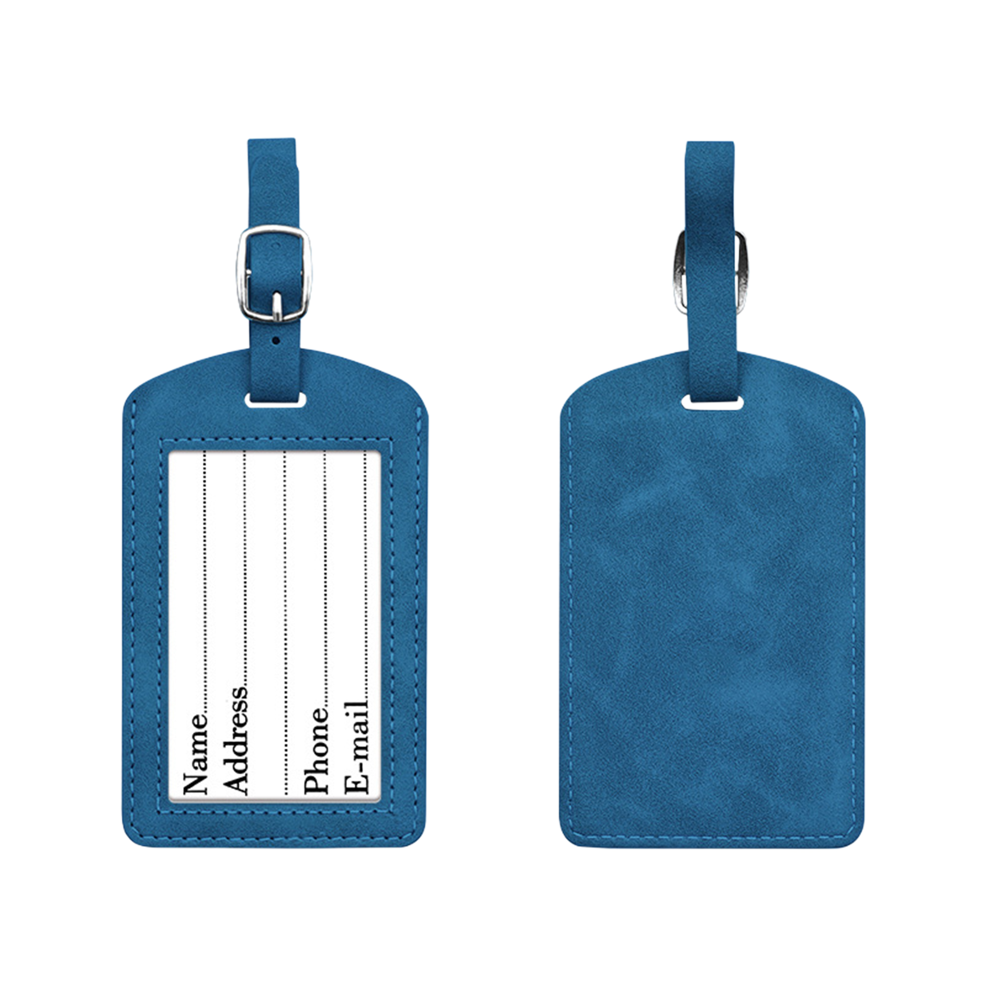 Premium Soft-Touch PU Luggage Tag 11