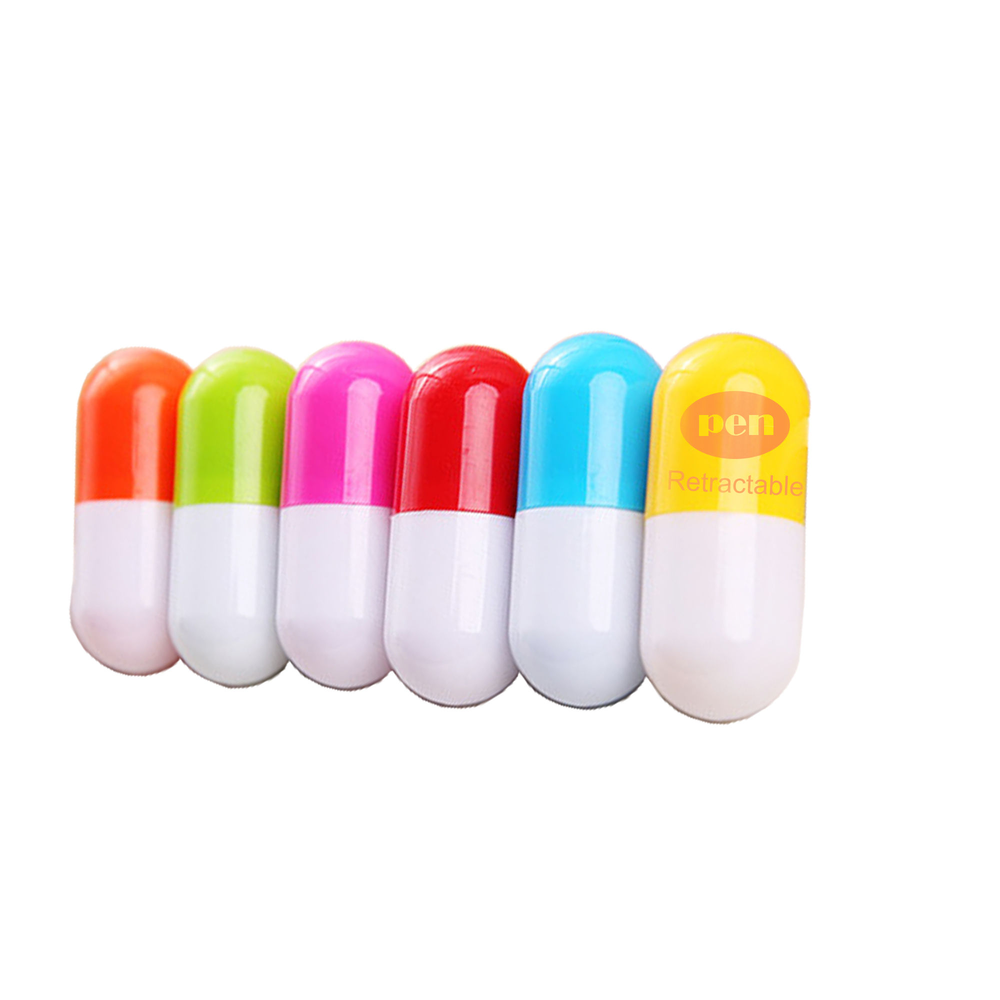 Cute Cartoon Pill Shaped Ballpoint Pen 1