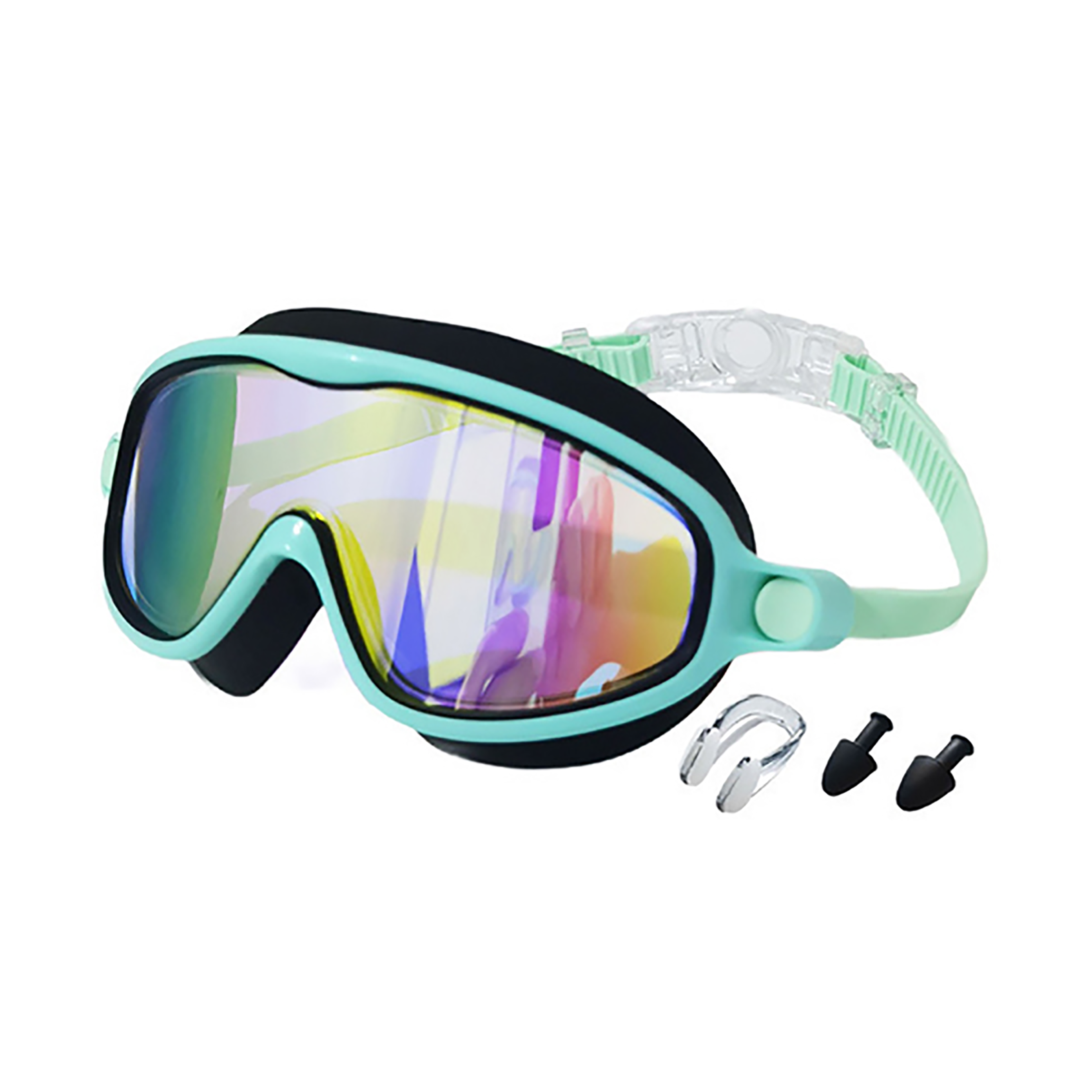 Children's Large Frame Anti-fog Swimming Goggles 5