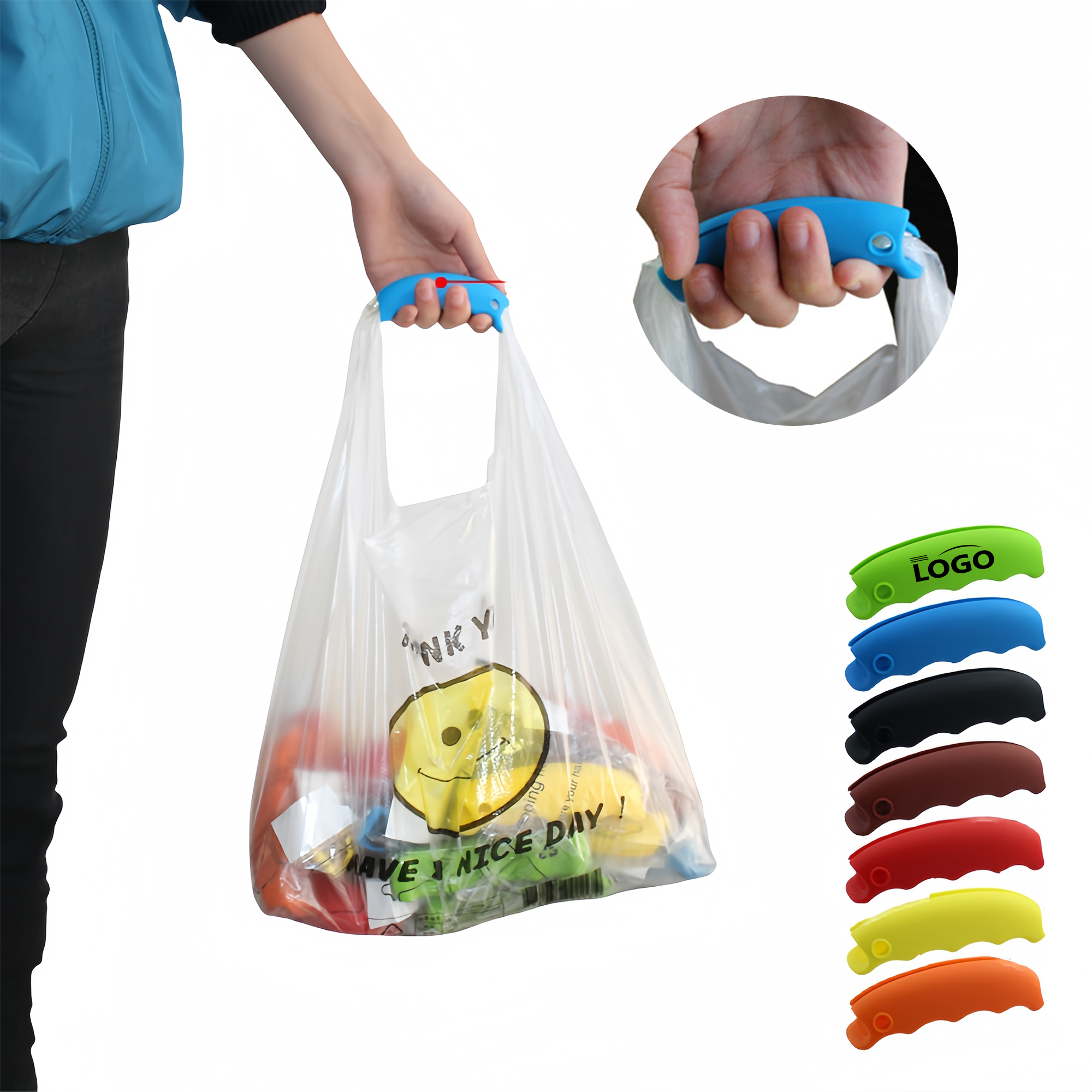 Silicone Anti-Stranglehold Bag Holder 2