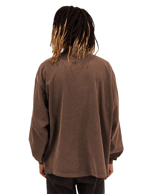 Unisex Max Heavyweight Garment-Dyed Long Sleeve T-Shirt - SHGDLS 10