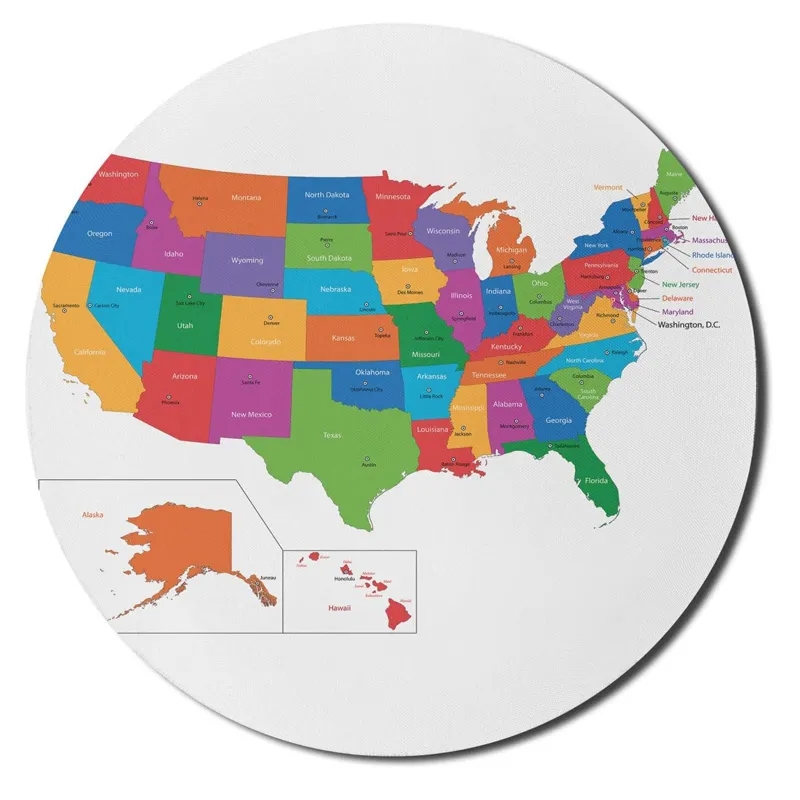 Round Soft Mouse Pad - 1/8" 3