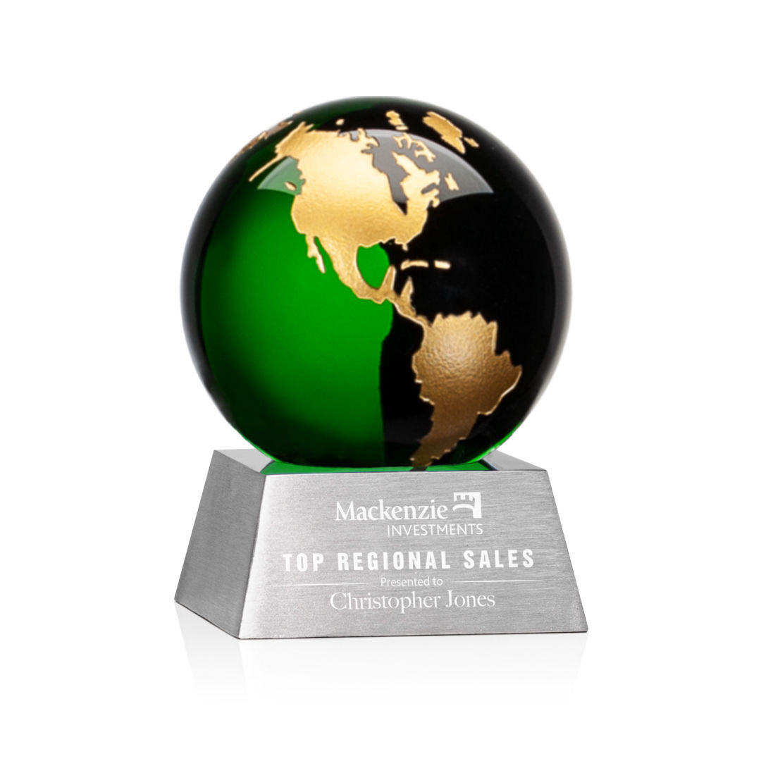 Ryegate Globe Award - Green/Gold 6