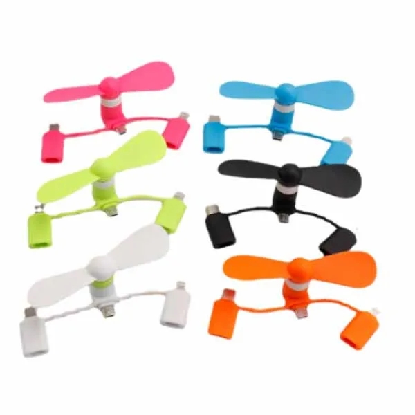 3 In 1 USB MiniCooling Fan Mobile Phone Cooler 2