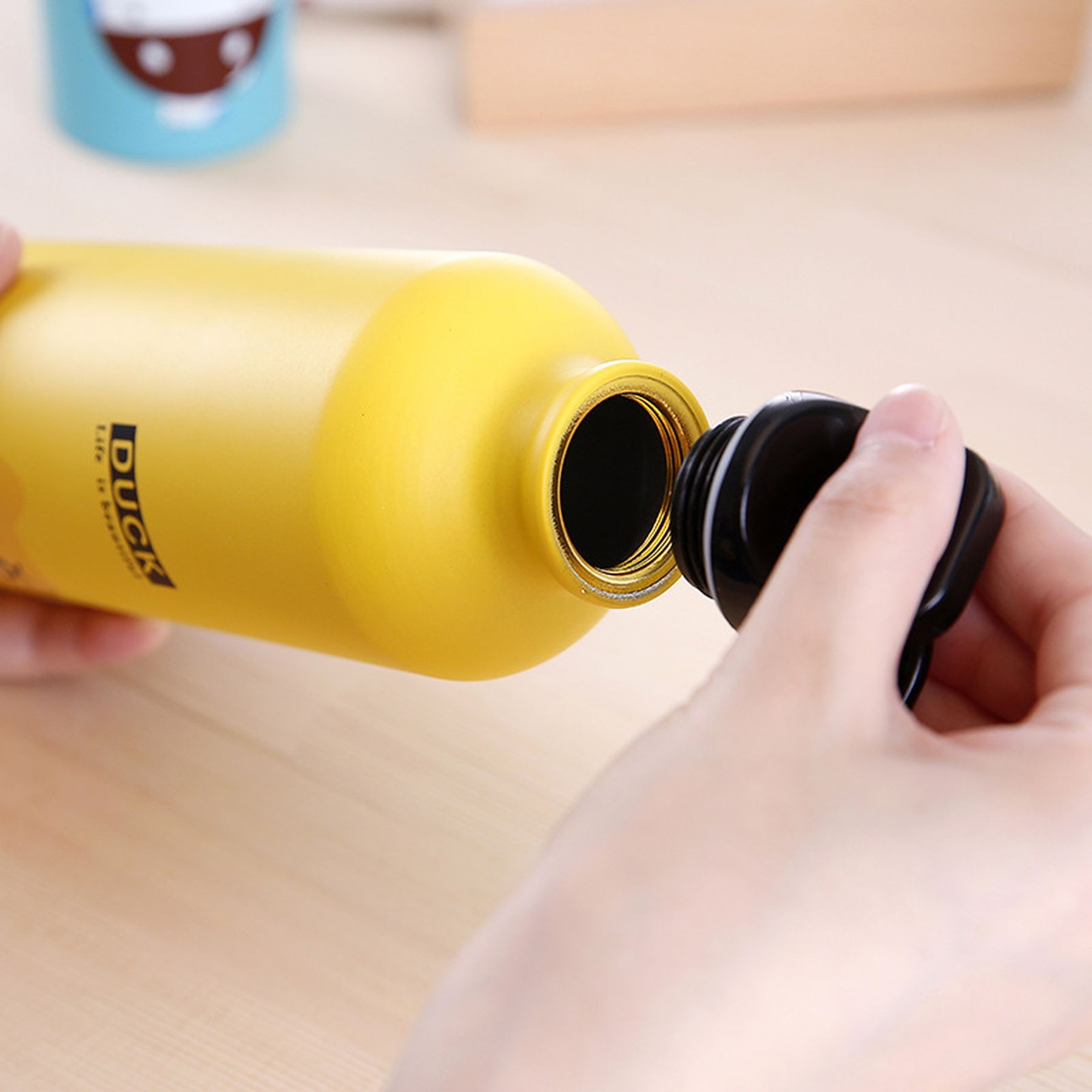 15Oz Aluminum Water Bottle With Twist Cap And Buckle 14