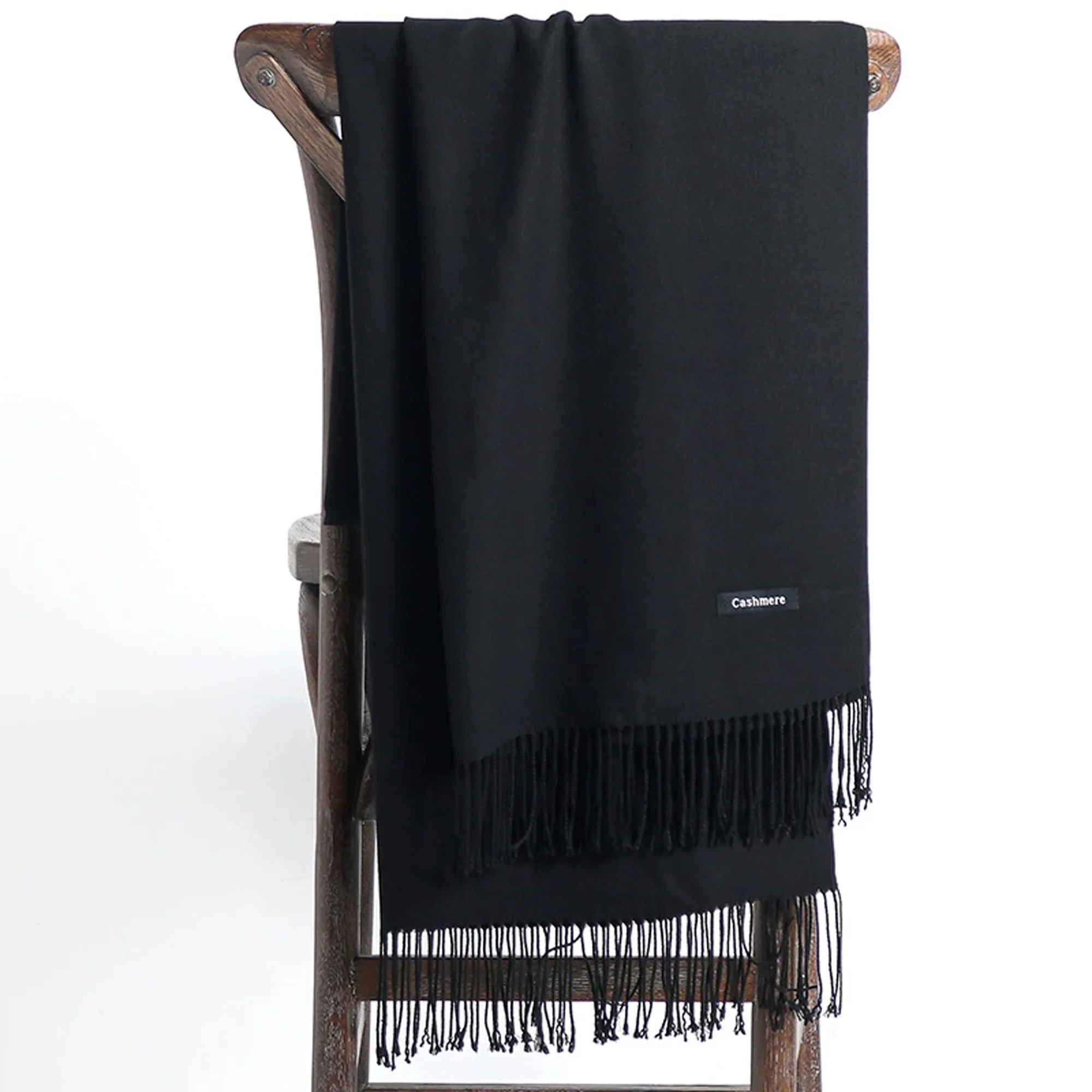 Fringed Long Pashmina Winter Shawl 2