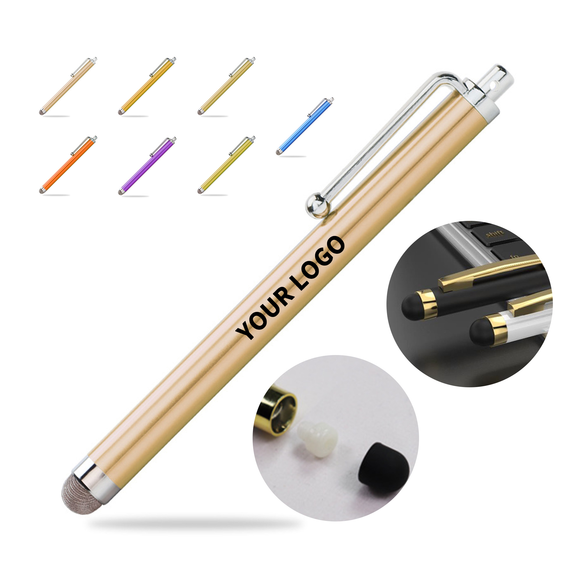 Compact Touchscreen Stylus 4.5" Length 0.375" Width 2