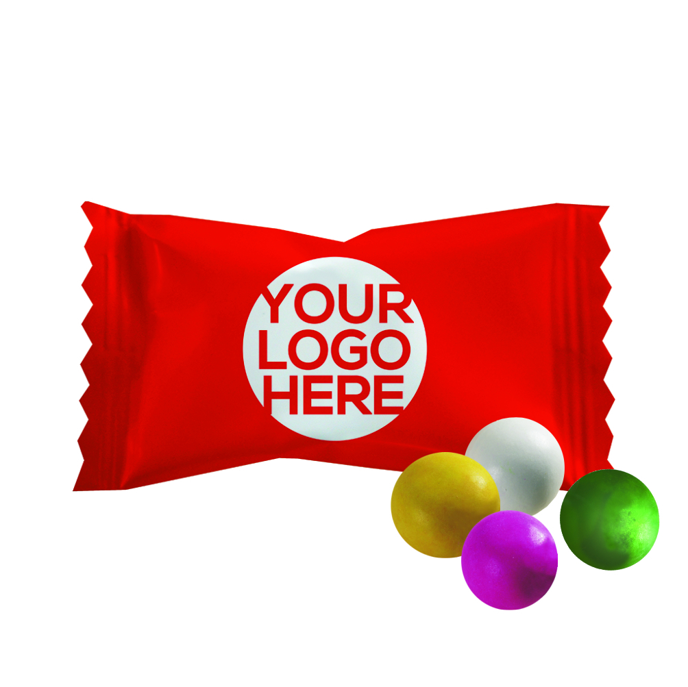 Assorted Pastel Chocolate Buttermints - Custom Wrapper 3