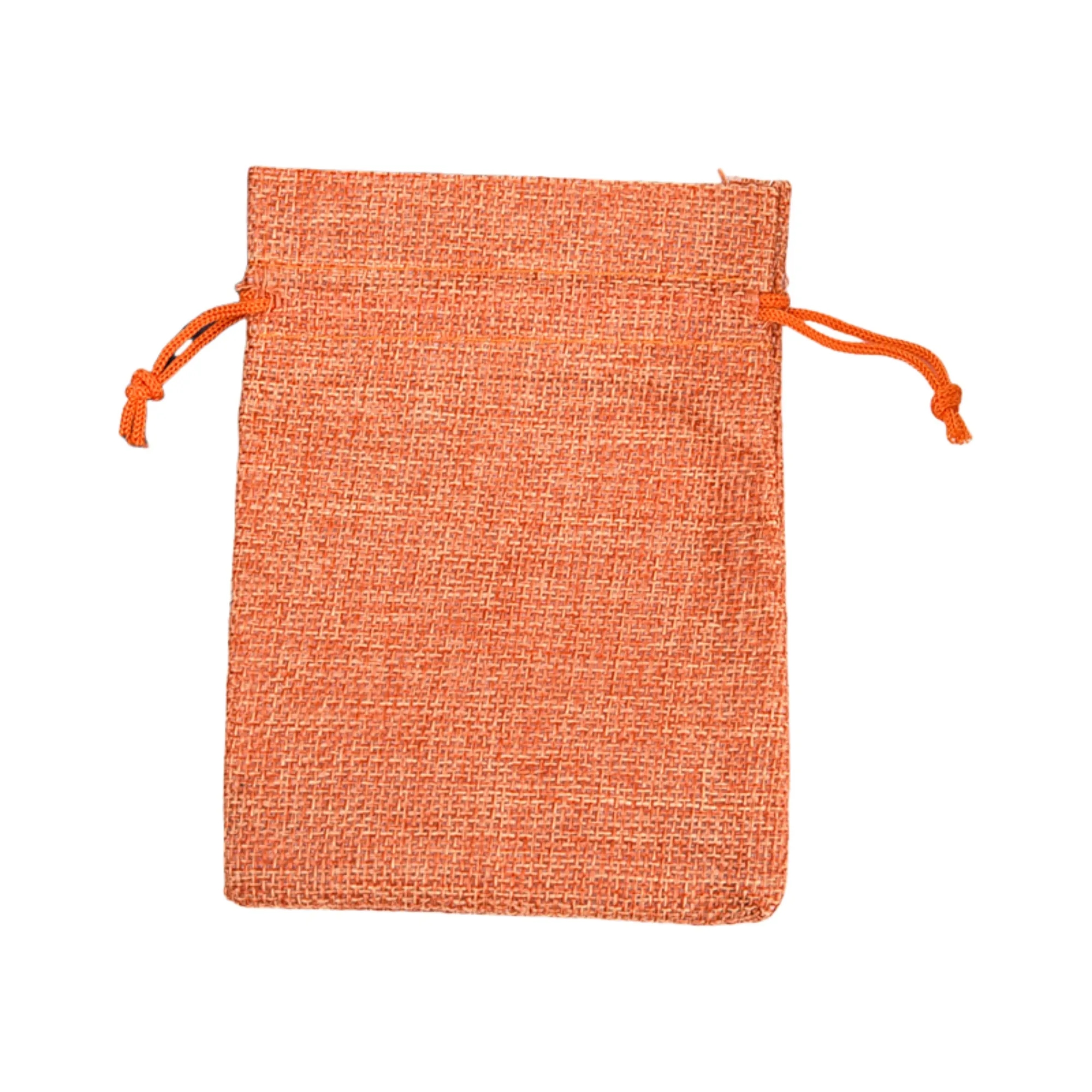 Linen Vintage Drawstring Pocket Gift Bag 12