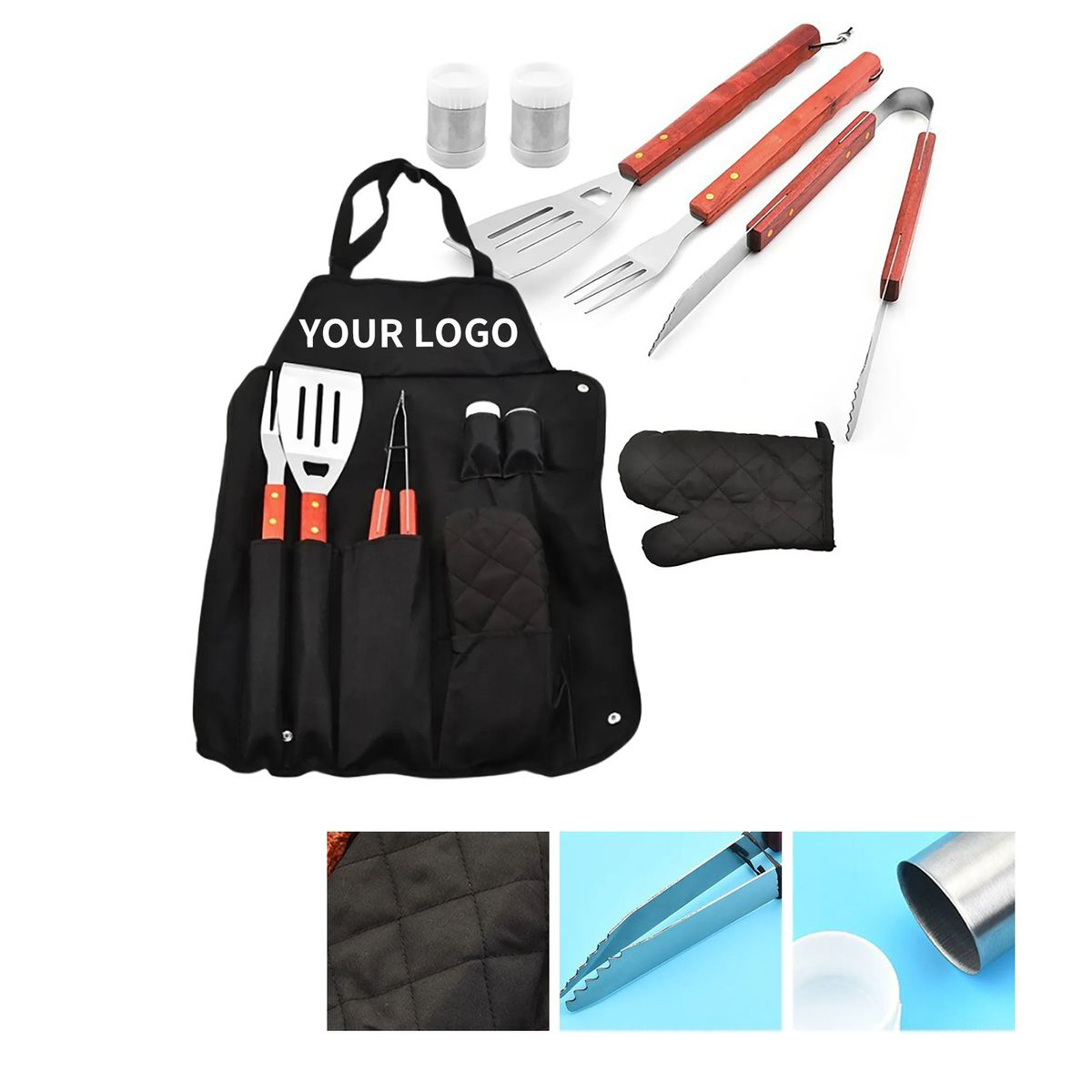 Deluxe BBQ Tool Set with Apron and Accessories 2