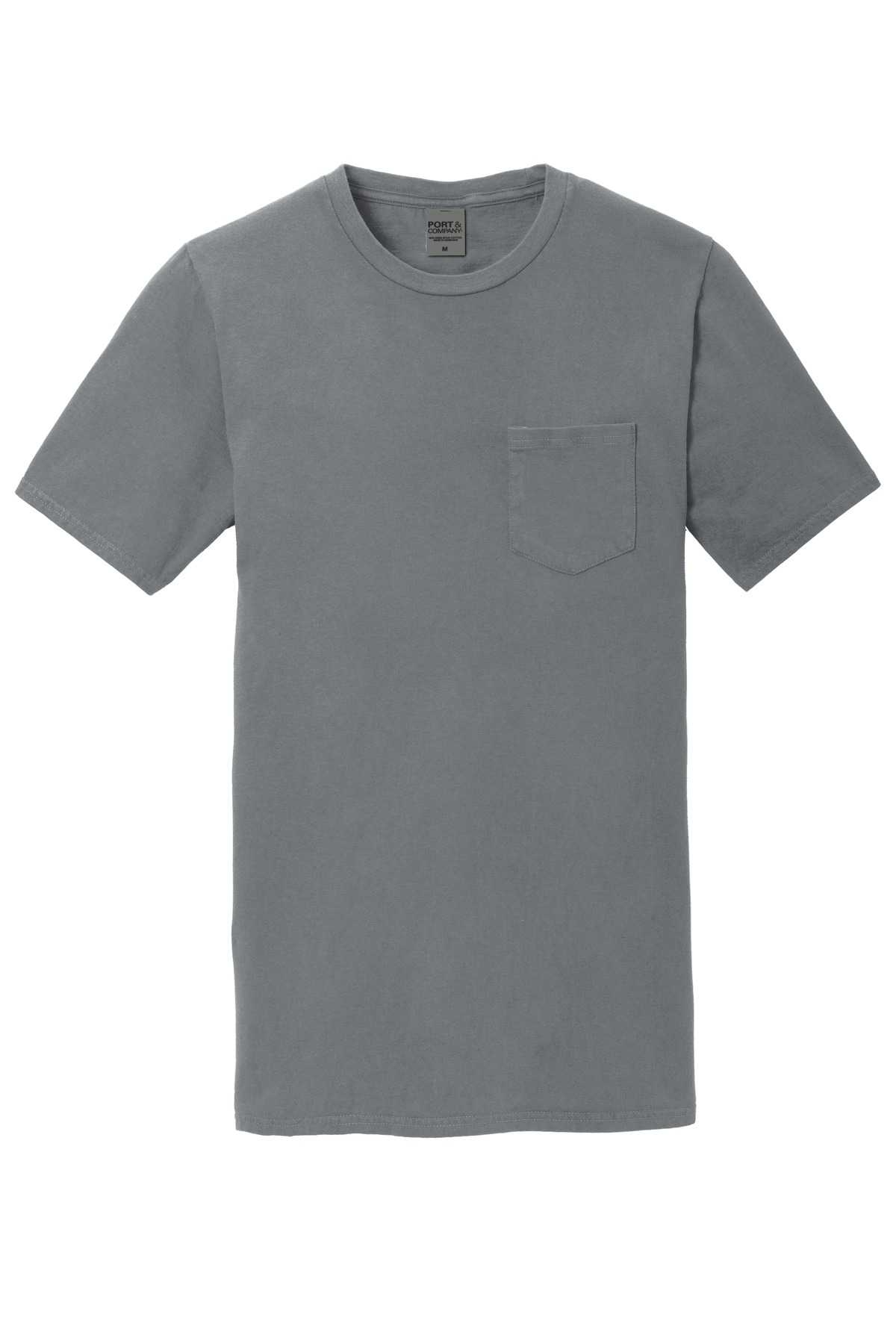 Port & Co Beach Wash Garment-Dyed Pocket Tee. PC099P 98