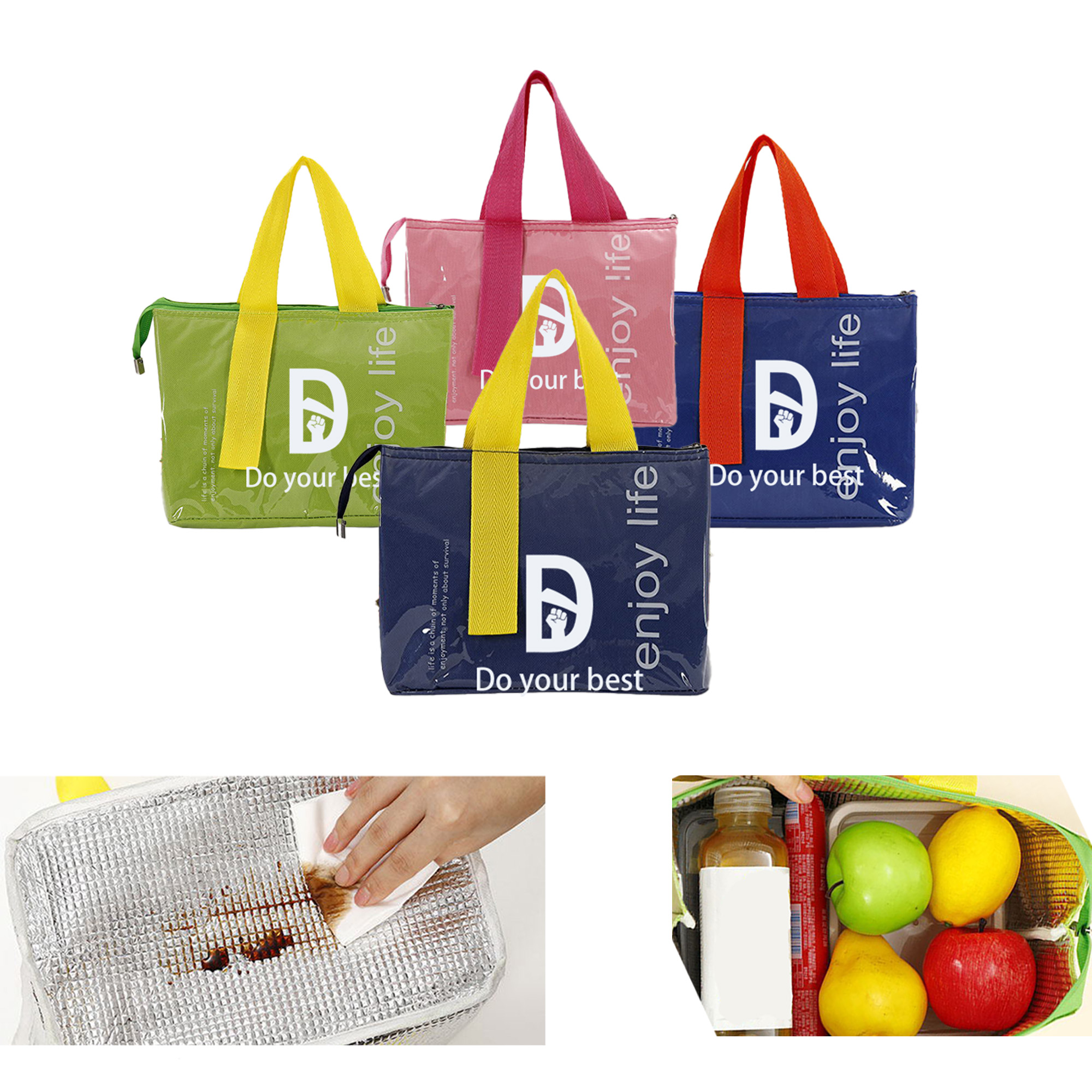 Lunch Bag With Thermal Insulation Capable 3