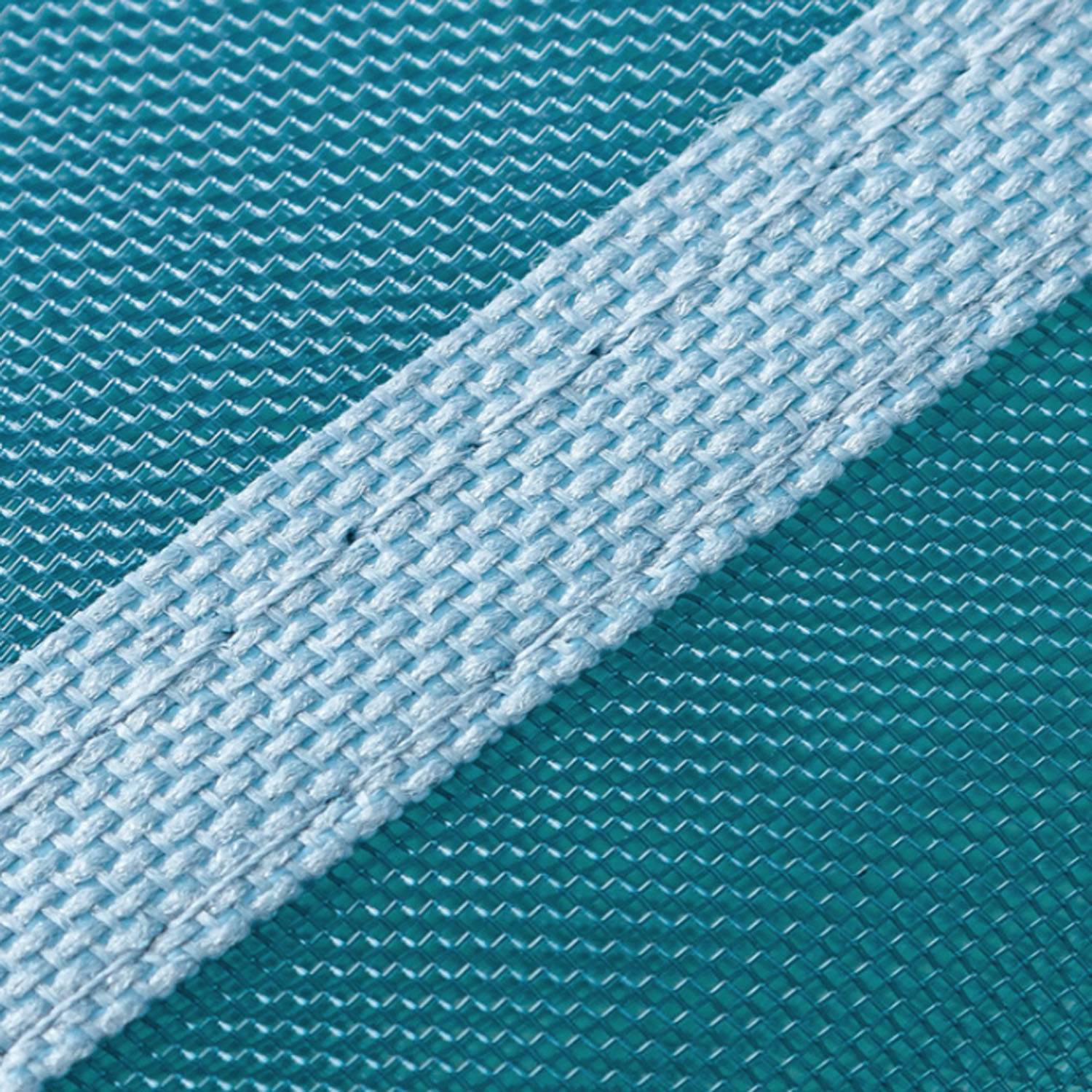 Large Durable Portable Zipper Nylon Mesh Pencil Case 7