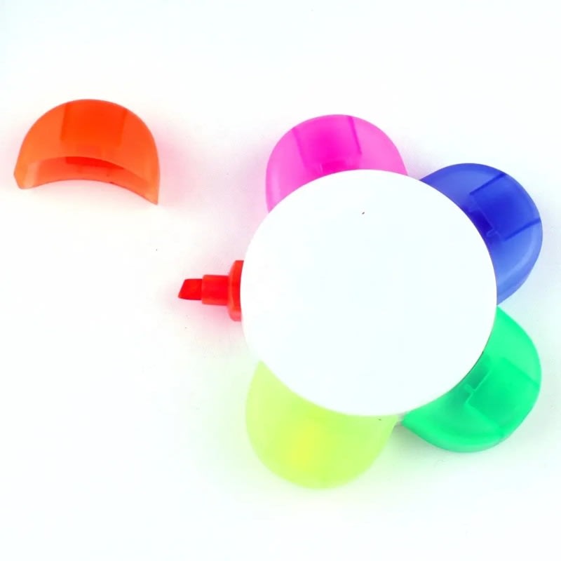 Custom Multi-Color Flower Highlighters 5