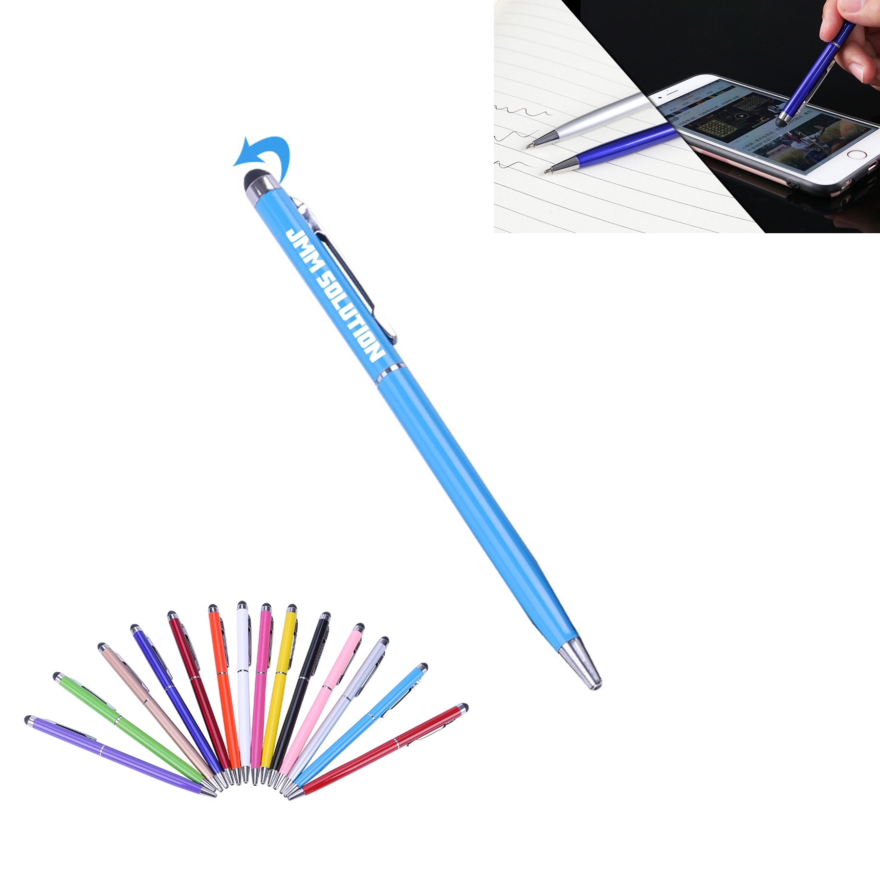 Universal 2 in 1 Stylus Ballpoint Pen 2