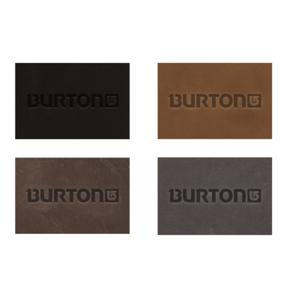 3" x 2 1/4" Leather Rectangular Patch 1