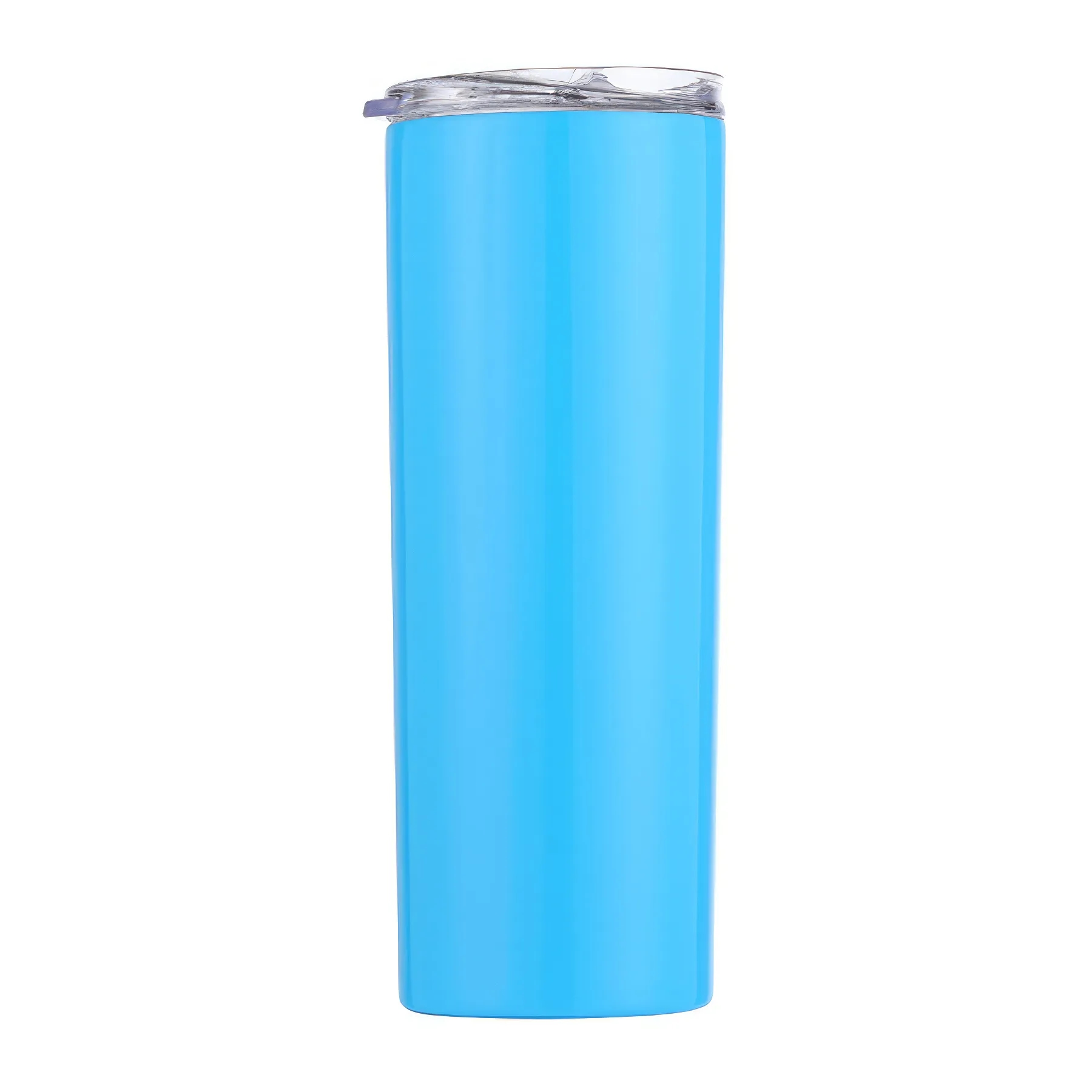 20oz Double Wall Skinny Tumbler with Straw and Lid 2