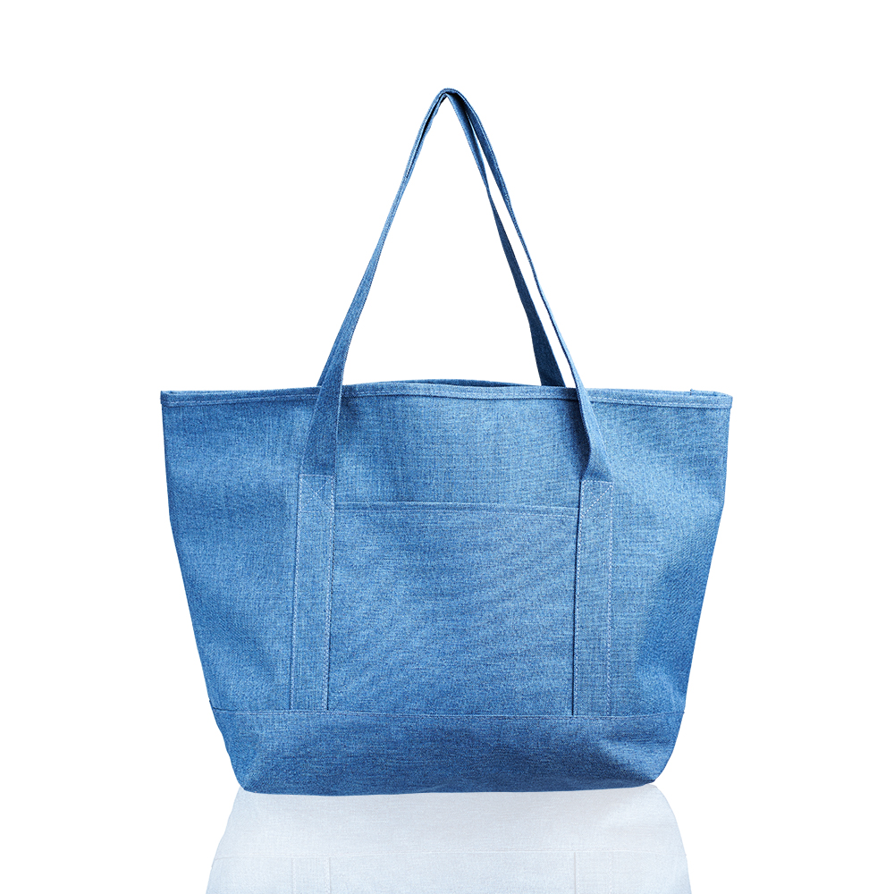 Dungaree Pocket Heathered Tote Bag 1