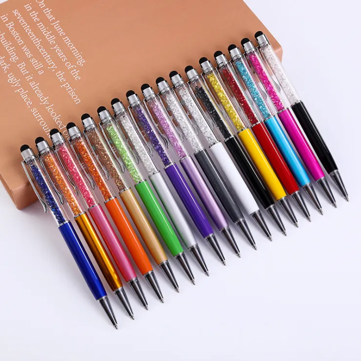 Crystal Ballpoint Pens with Stylus Tip 3