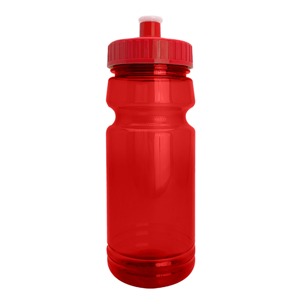 Cycle 24oz Recycled Transparent Bike Bottle w/Push-Pull Lid 37