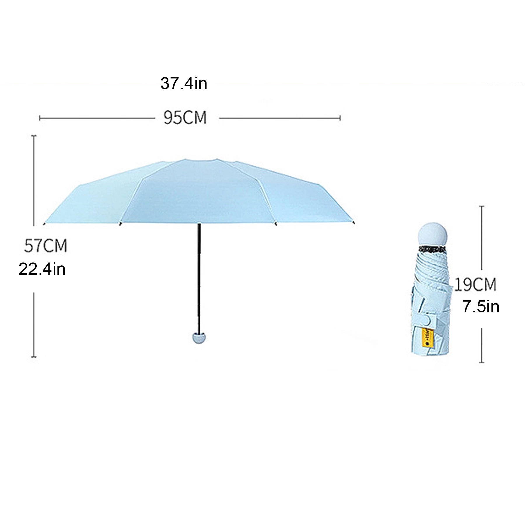 Repel Windproof Portable Mini Travel Light Umbrella Strong 8