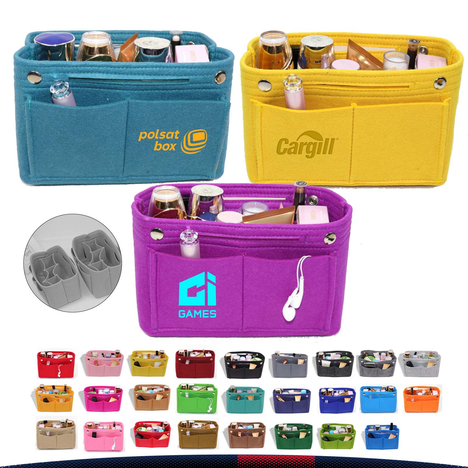 Cavina Felt Cosmetic Organizer 2
