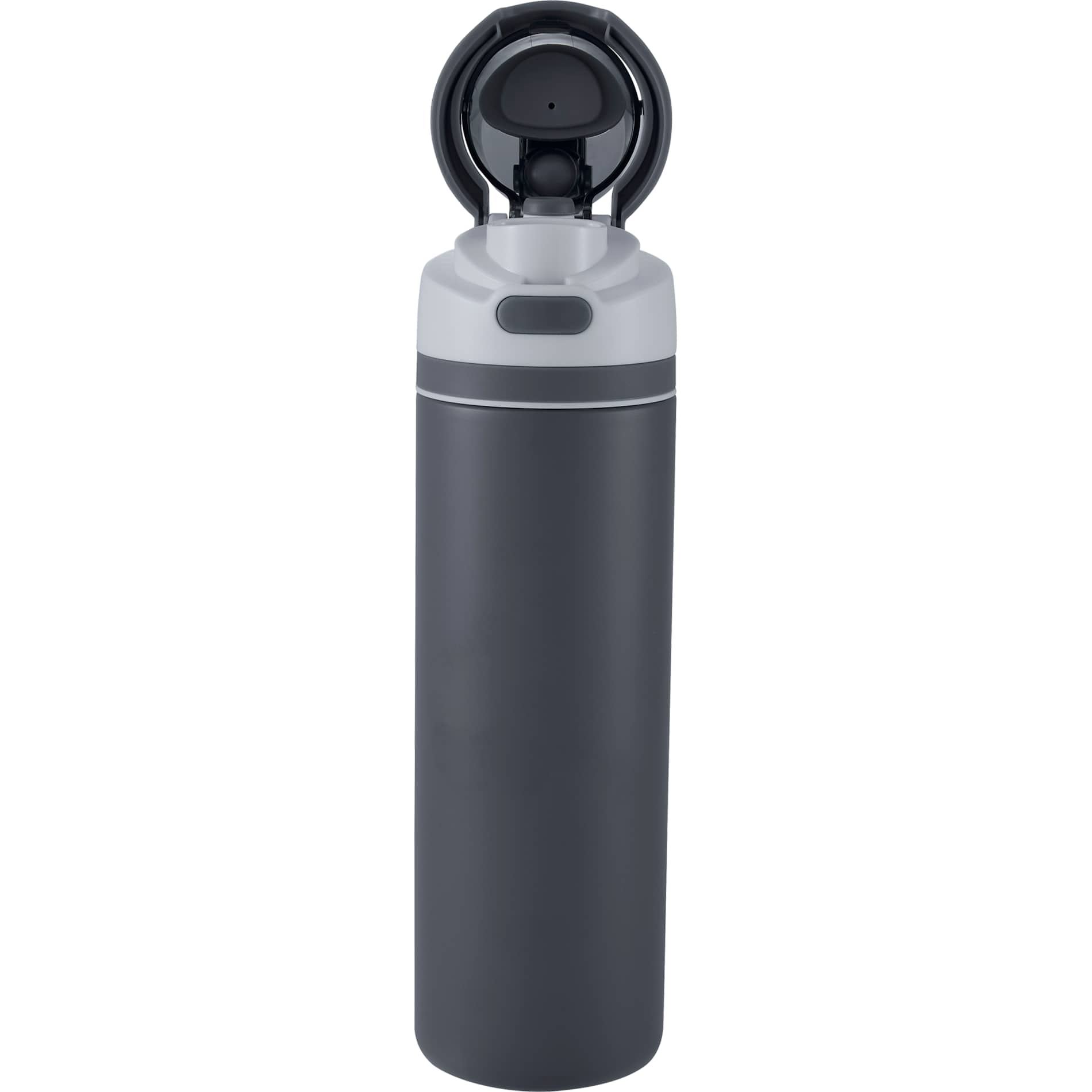 Elvin 28oz Recycled Stainless Flip Straw Bottle, custom water bottle with logo imprint 153