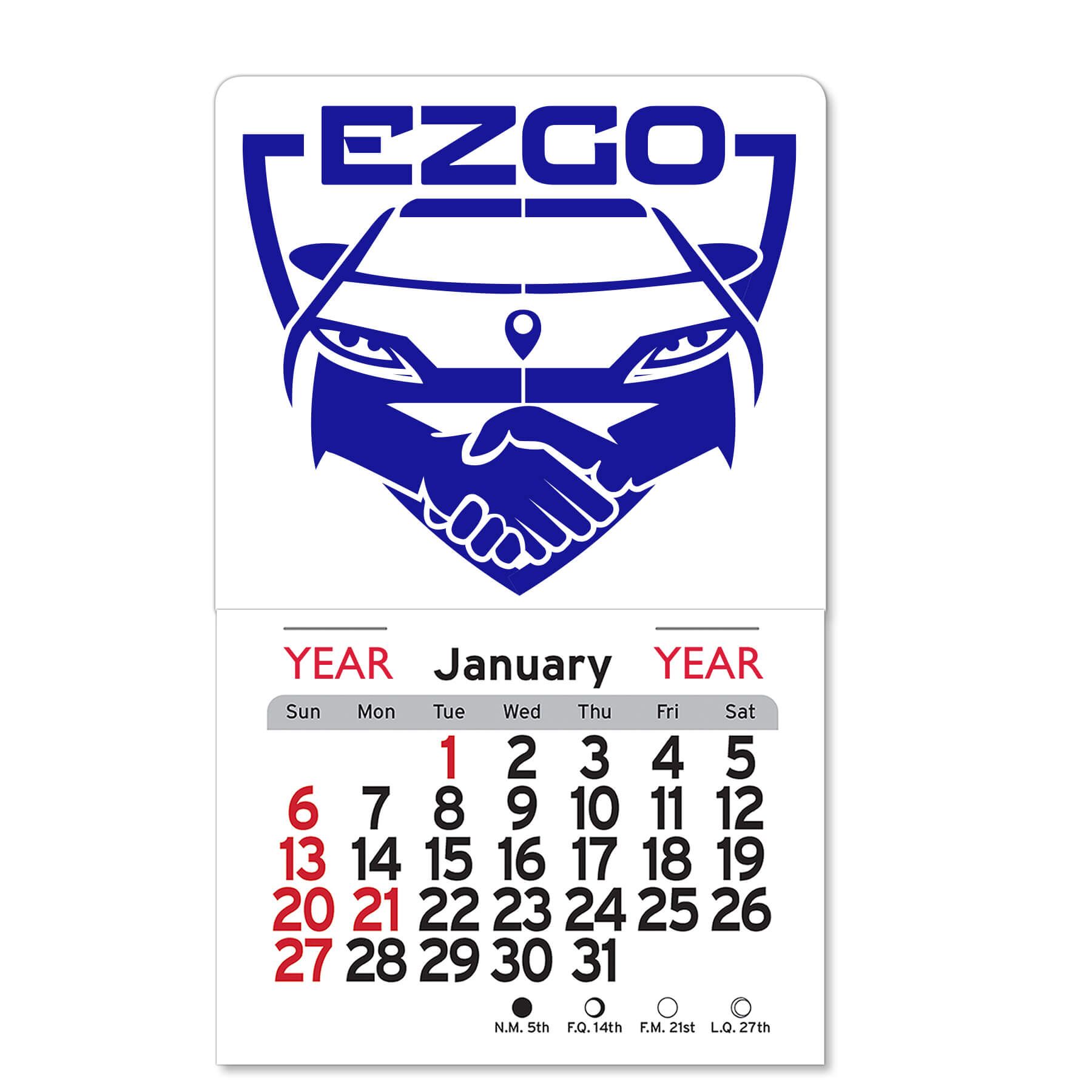 Adhesive Peel-N-Stick® Calendar - Billboard 5