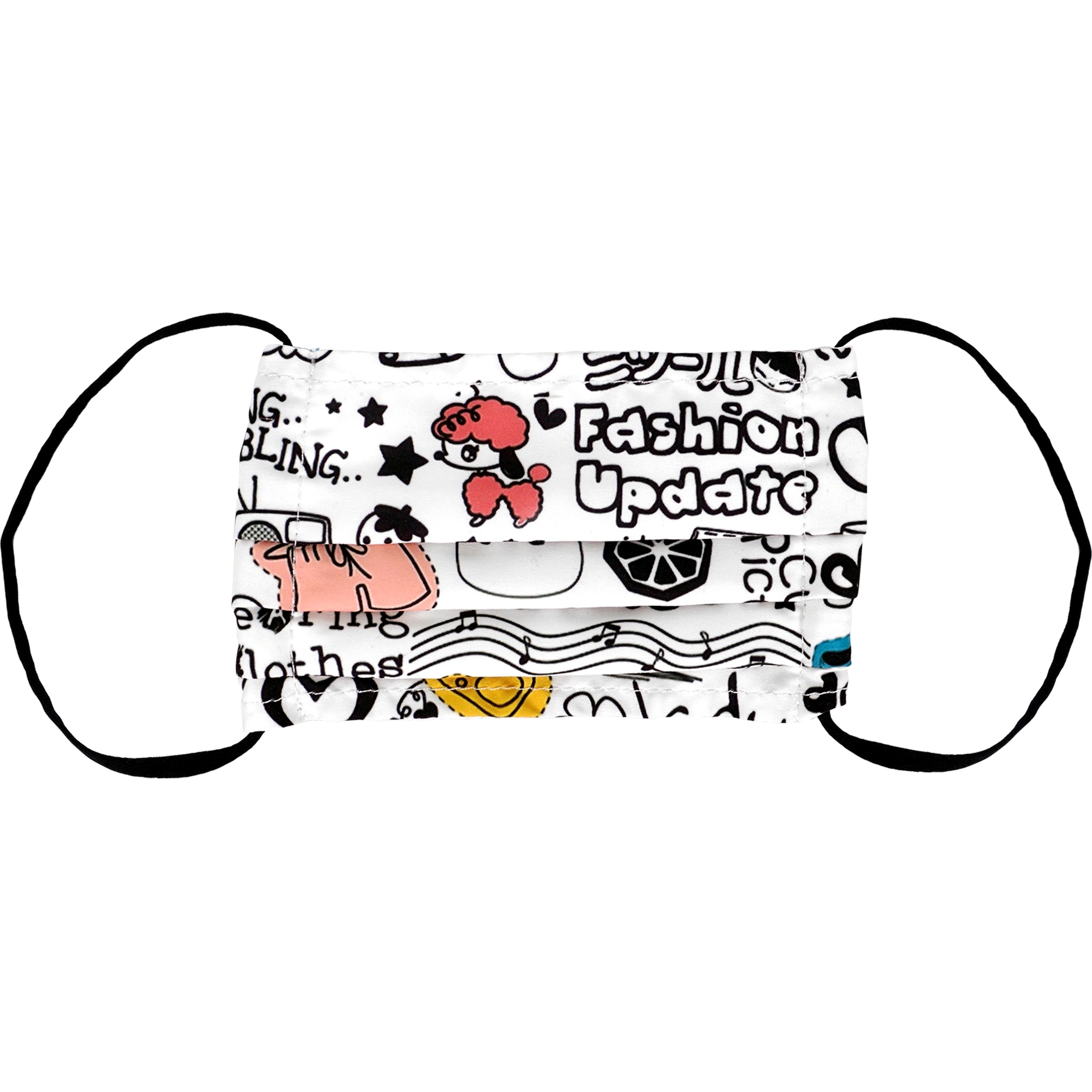 Children's Full Color Pleated Face Mask 3